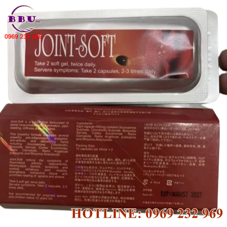 Joint soft cung cấp sản phẩm chất lượng cho cải thiện tình trạng khớp 